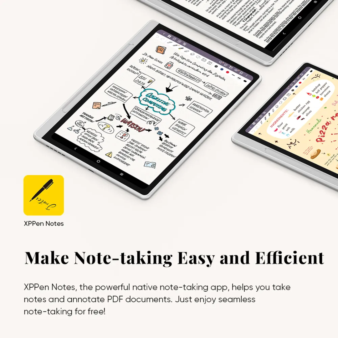 XP Pen Magic Note Pad Silver White