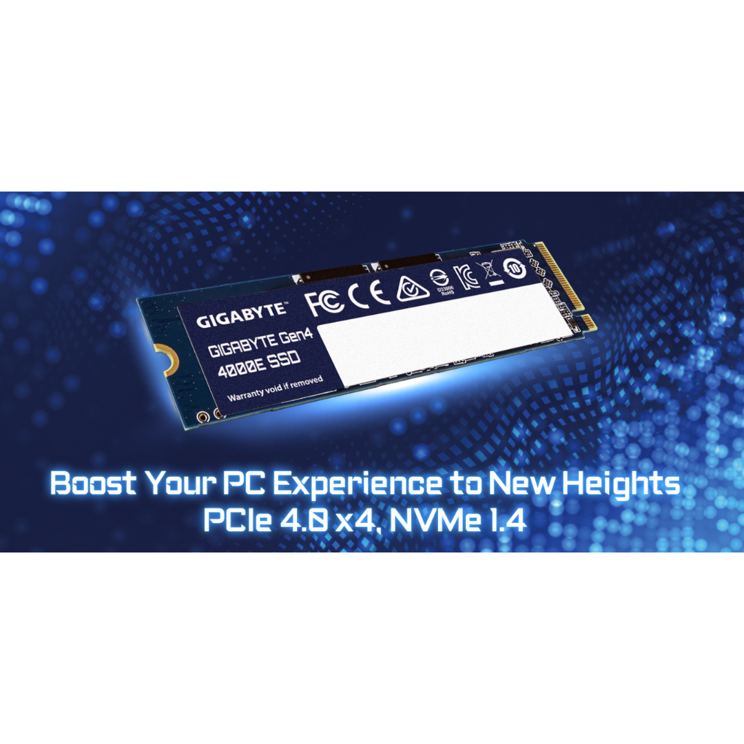 Gigabyte Gen4 4000E NVME M.2 PCIE 4.0x4 2280 SSD ( 250GB GP-G440E250G | 500GB GP-G440E500G )