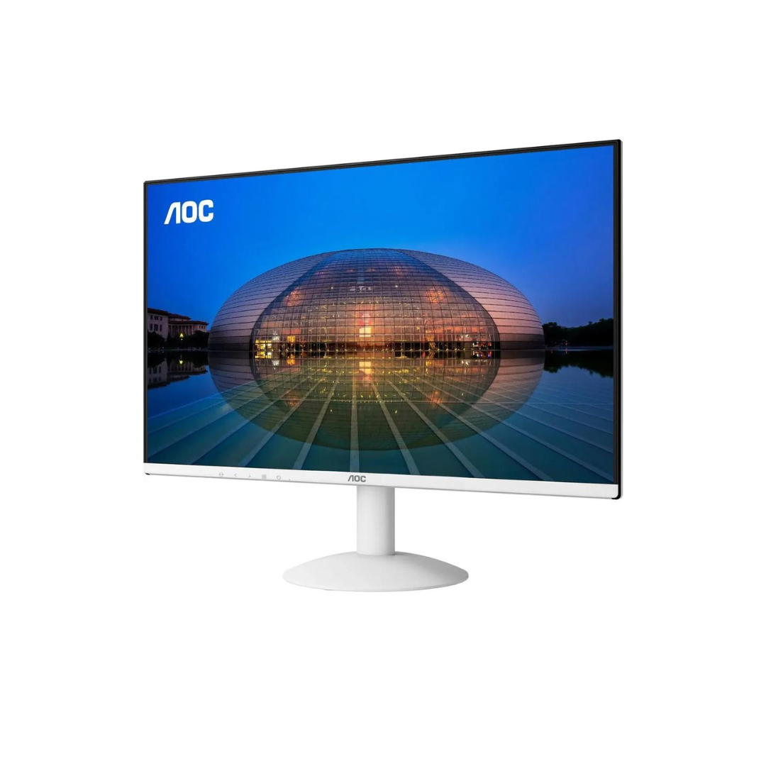 AOC 24B30H3/BW White 23.8" IPS 120Hz FHD (1920x1080) 1ms AdaptiveSync VGA Hdmi Gaming Monitor