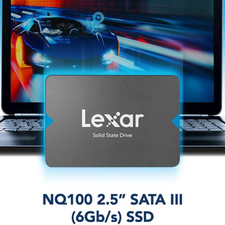 Lexar NS100 256GB 2.5 Inch SATA III (6Gb/s) Easy Set Up SSD Solid State Drive