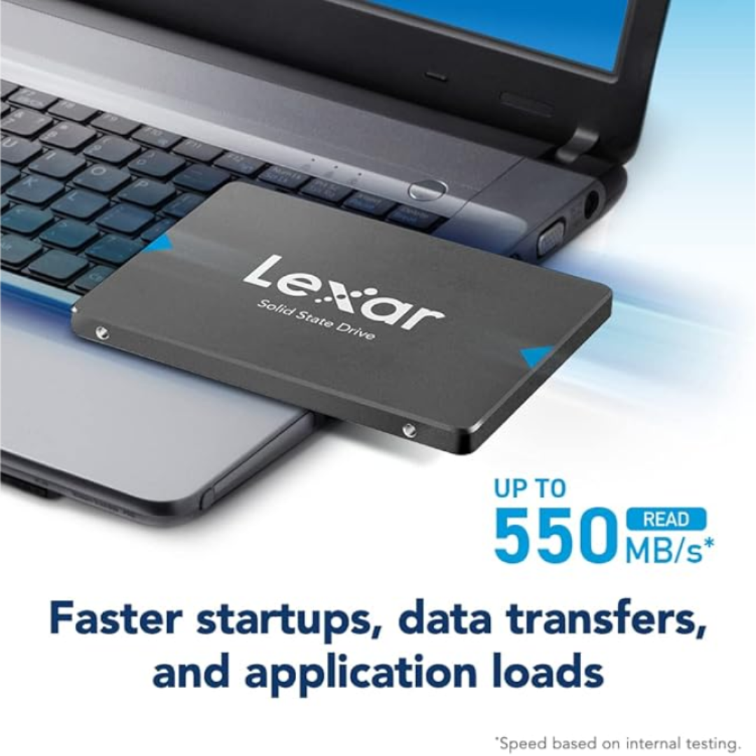 Lexar NS100 256GB 2.5 Inch SATA III (6Gb/s) Easy Set Up SSD Solid State Drive