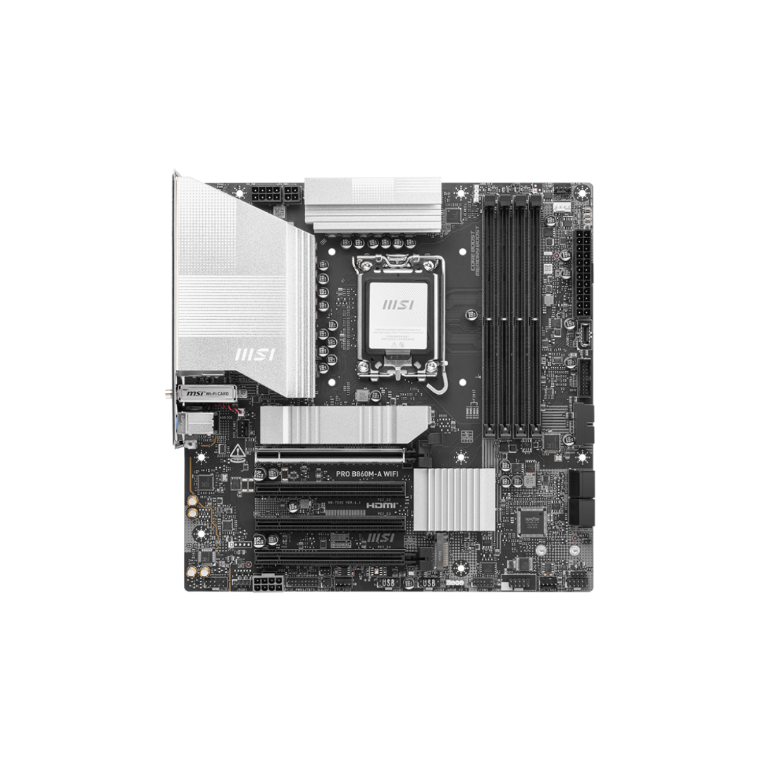MSI Pro B860M-A WiFi 4*D5 mATX LGA1851 Motherboard