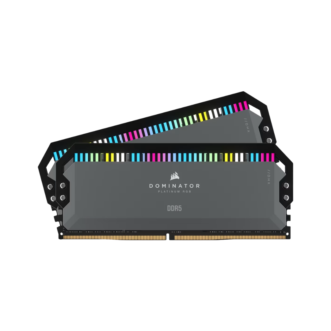 Corsair Dominator Platinum RGB 32GB 2x16GB DDR5 6000MT/s CL30 AMD EXPO & Intel XMP Memory Kit CMT32GX5M2B6000Z30K