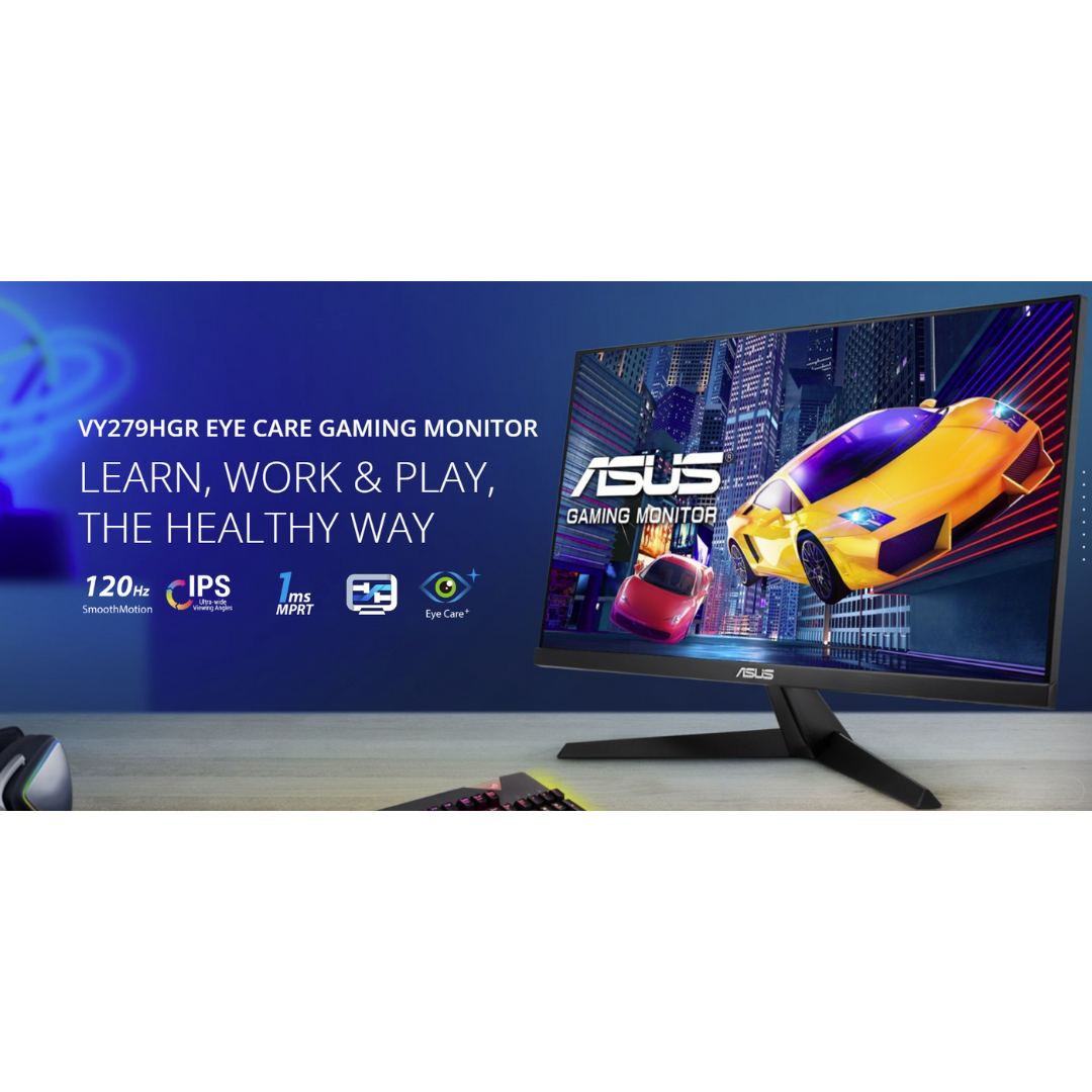 Asus VY279HGR 27" IPS 120Hz( OC) FHD 1920X1080 1ms (MPRT) Ultra-Wide Adaptive Sync Gaming Monitor