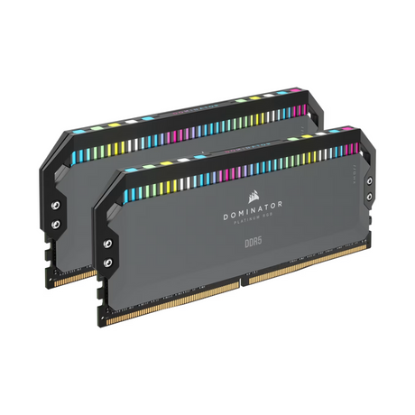 Corsair Dominator Platinum RGB 32GB 2x16GB DDR5 6000MT/s CL30 AMD EXPO & Intel XMP Memory Kit CMT32GX5M2B6000Z30K