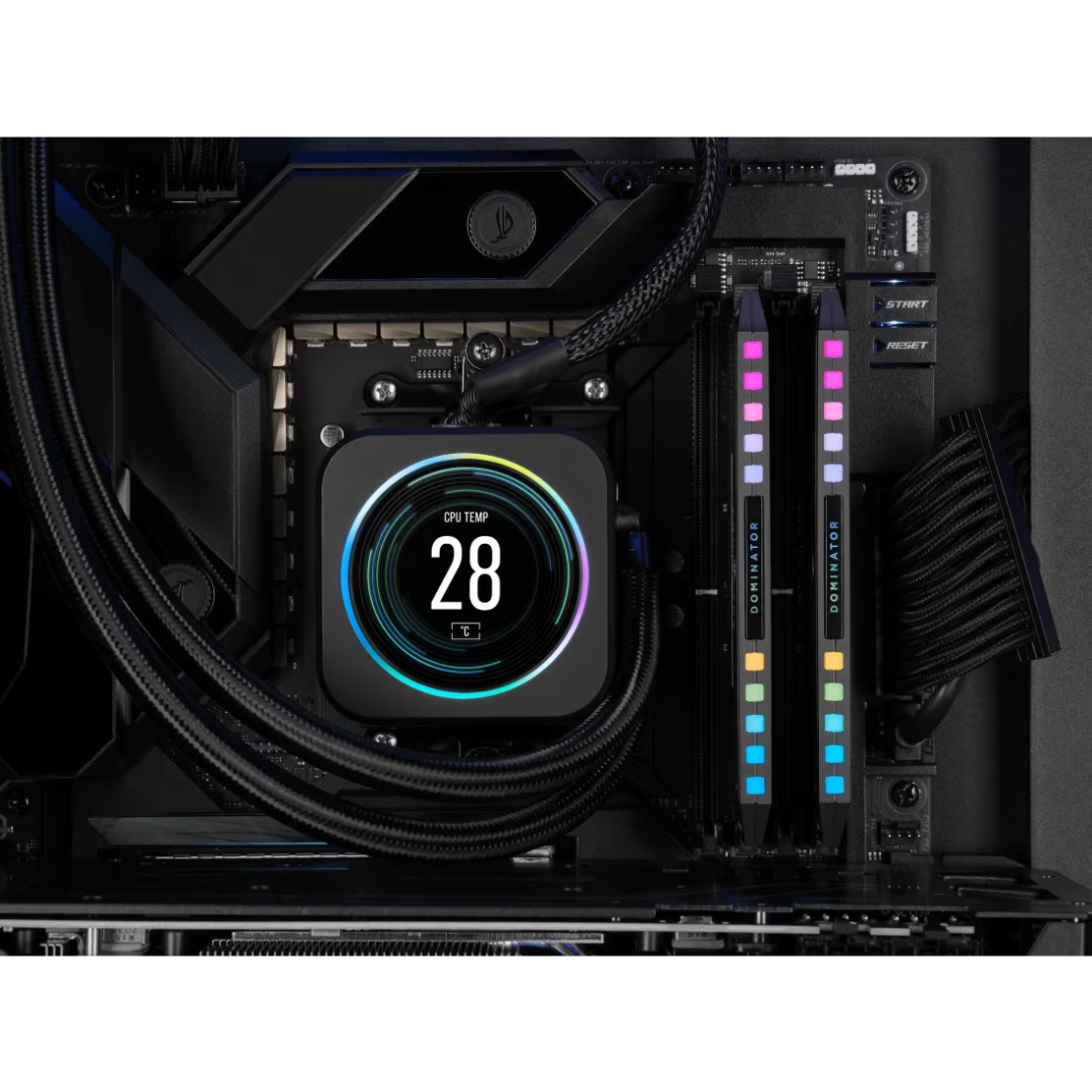 Corsair Dominator Platinum RGB 32GB 2x16GB DDR5 6000MT/s CL30 AMD EXPO & Intel XMP Memory Kit CMT32GX5M2B6000Z30K