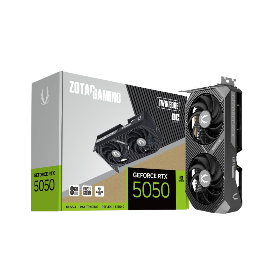 Zotac RTX 5050 Twin Edge OC 8GB GDDR6 ZT-B50500H-10M Graphics Card