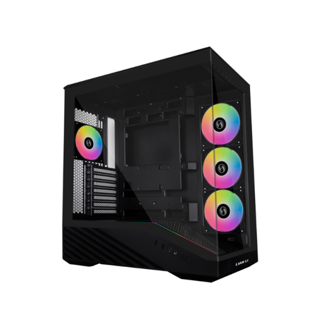 Lian Li Vector V100 ATX TG Mid-Tower PC Case with Pre-Installed LED RGB Strip ( Black V100X | White V100W )