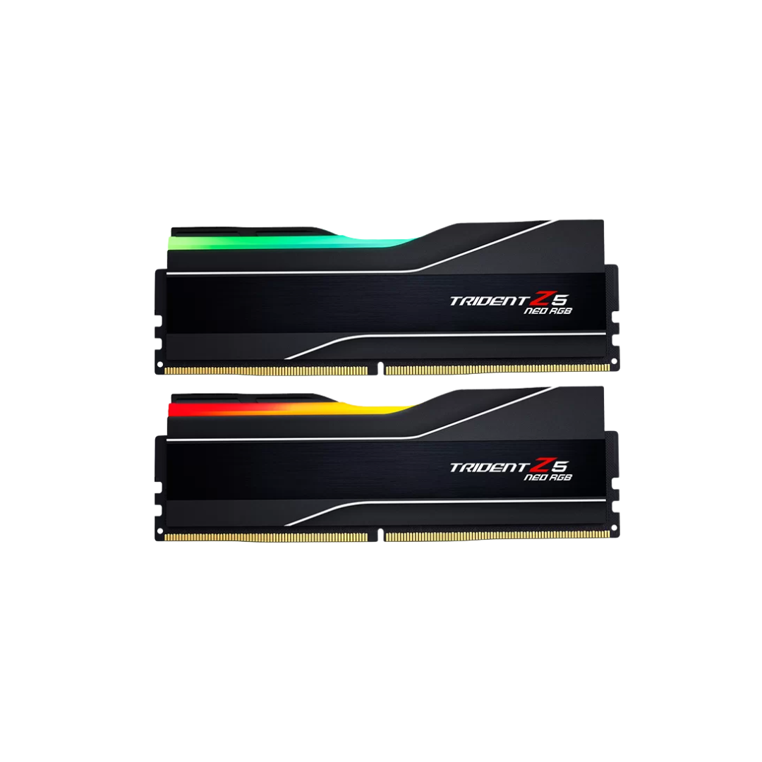 GSkill Trident Z5 Neo RGB 32GB 2x16GB DDR5 6000 MT/s CL26-36-36-96 1.45V AMD EXPO Desktop Memory F5-6000J2636H16GX2-TZ5NR
