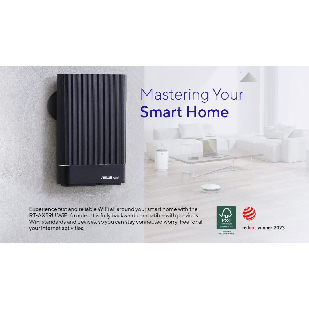 Asus RT-AX59U AX4200 Dual Band WiFi 6 AiMesh Router