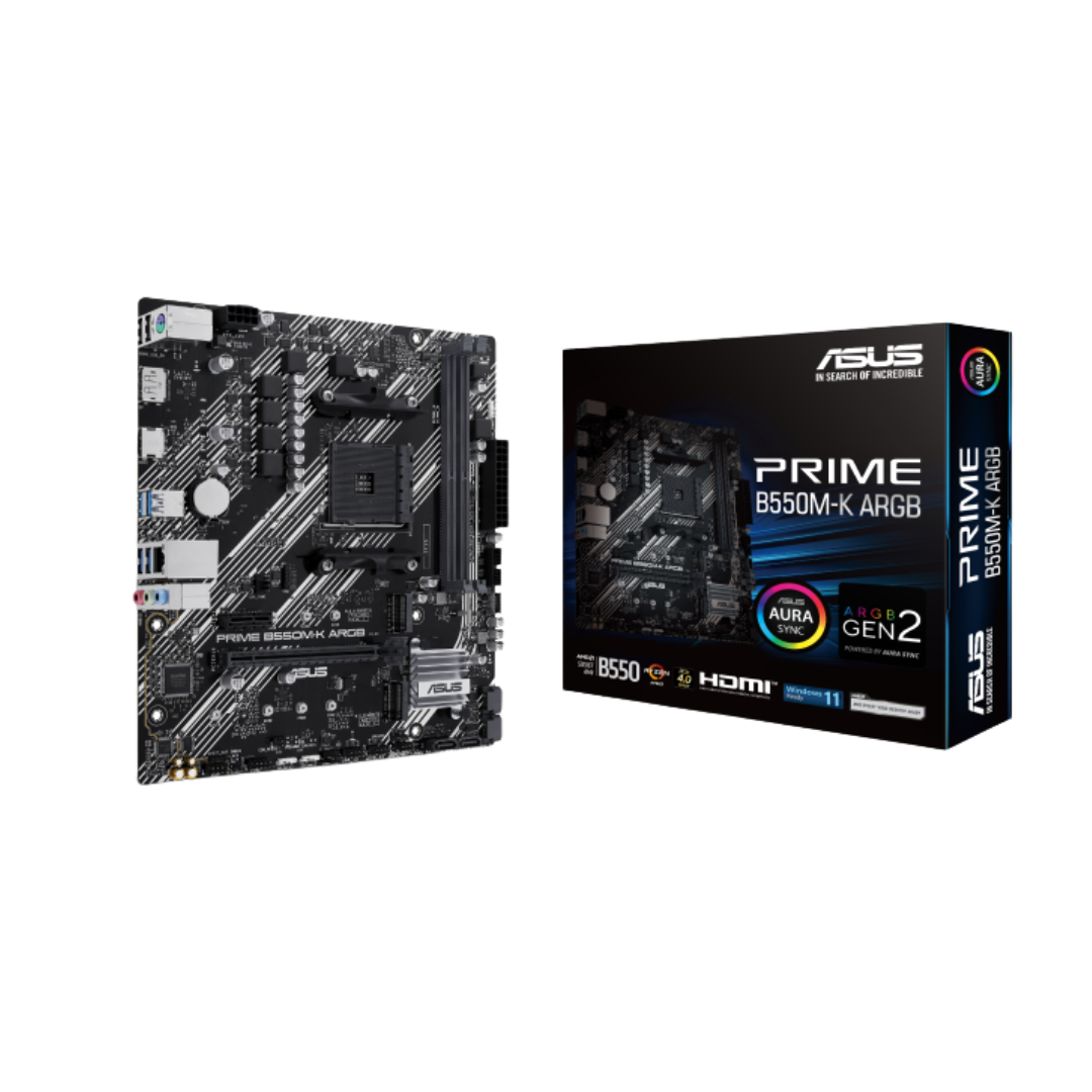 Asus Prime B550M-K ARGB AM4 Motherboard