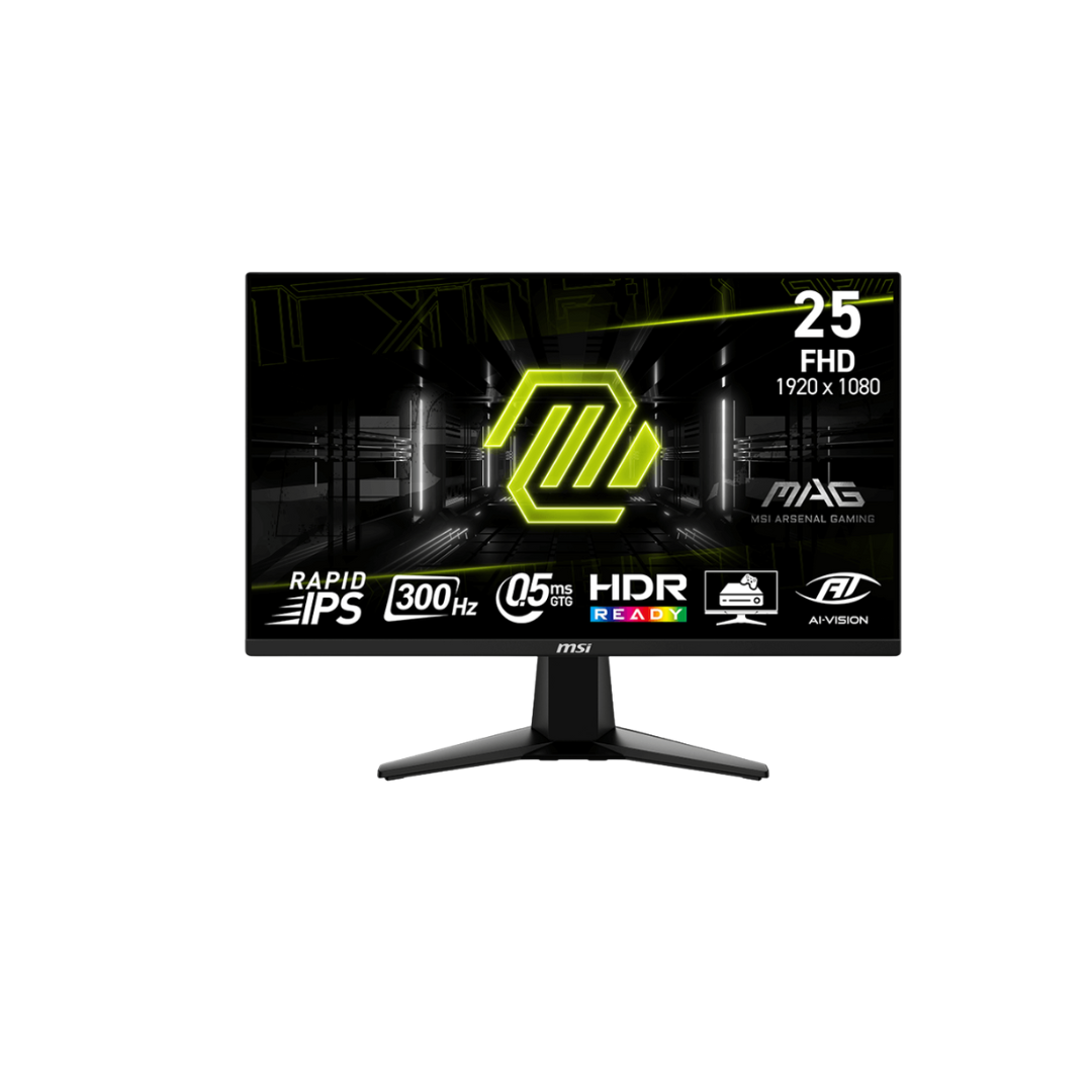 MSI MAG 255XF 24.5" IPS 300Hz FHD (1920x1080) 0.5ms GtG Rapid Gaming Monitor