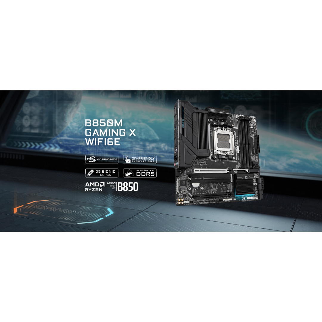 Gigabyte B850M Gaming X WiFi6E DDR5 AM5 Motherboard