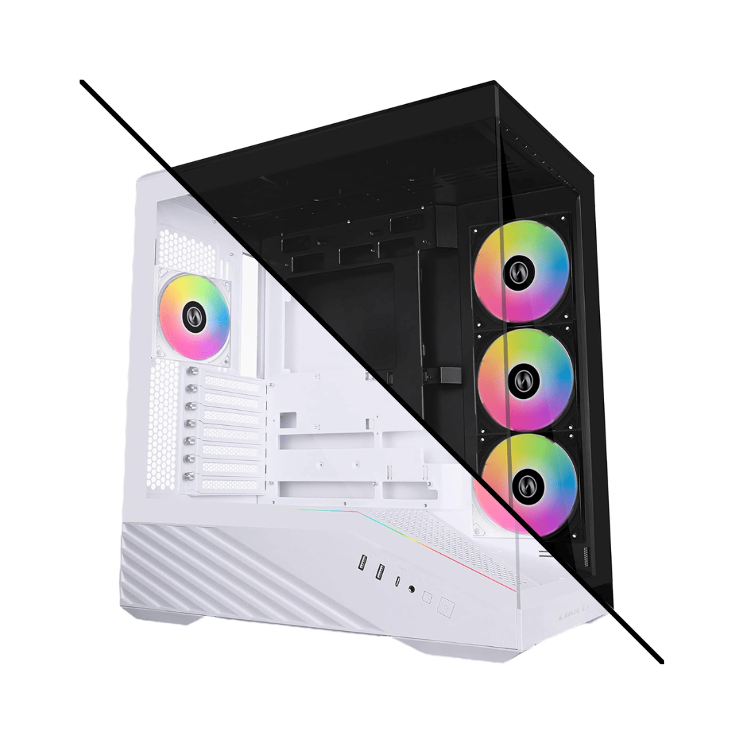 Lian Li Vector V100R ATX TG Mid-Tower PC Case +4x120mm ARGB ( Black V100RX | White V100RW )