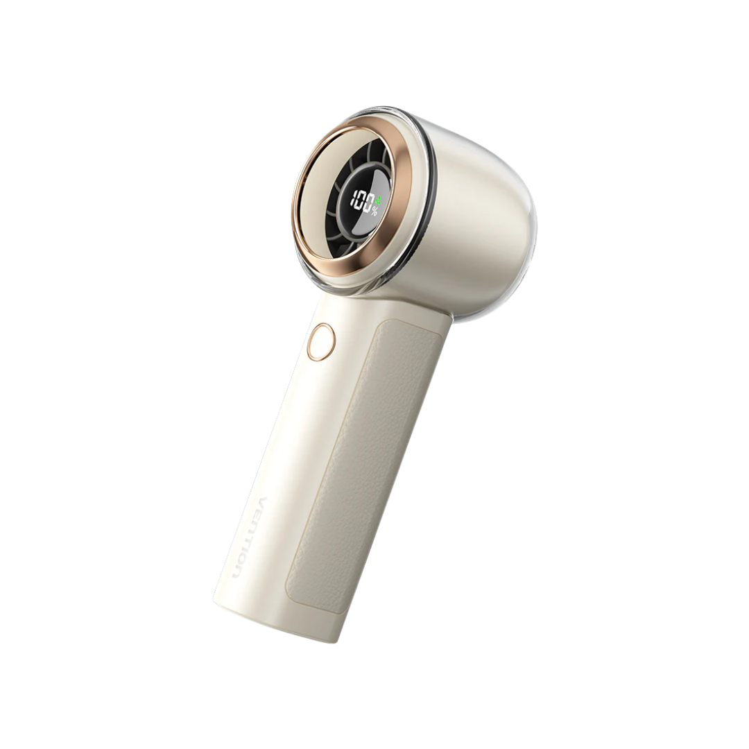 Vention Handheld High-Speed Portable Fan 13000rpm (Beige | Black)