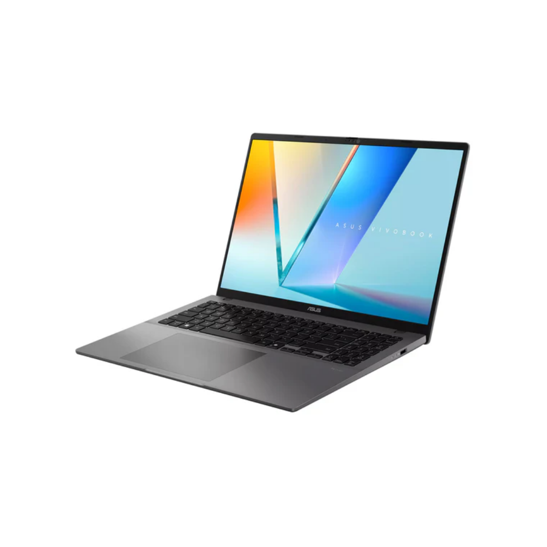 Asus Vivobook S16 S3607CA-SH159WSM Laptop (Matte Gray) | 16" FHD 1920x1200 OLED | Core Ultra 7 255H | 16GB RAM | 512GB SSD | Intel Arc Graphics | Windows 11 Home | MS Office Home 2024 + MS 365 Basic + ASUS Backpack