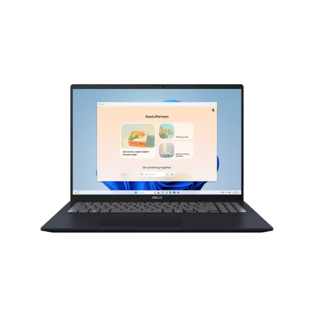 Asus VivoBook X1607CA-MB336WSM Laptop (Quiet Blue) | 16in WUXGA 1920x1200 IPS | Core Ultra 5 225H | 16GB D5 RAM | 512GB NVMe | Intel Graphics | Windows 11 Home | MS Office Home 2024 + MS 365 Basic + Asus Backpack