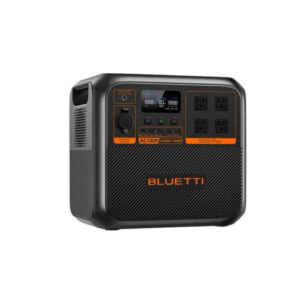 Bluetti AC180P 1800W Solar Portable Power Station