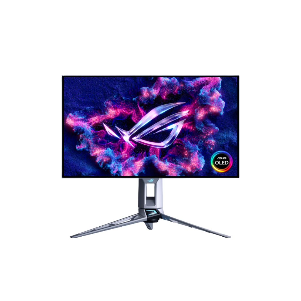 Asus ROG Swift OLED PG27AQWP-W 27" WOLED Dual Mode (QHD @ 540Hz / HD @ 720Hz) 2560x1440 0.02ms Gaming Monitor with Tilt, Height & Swivel Adjustment