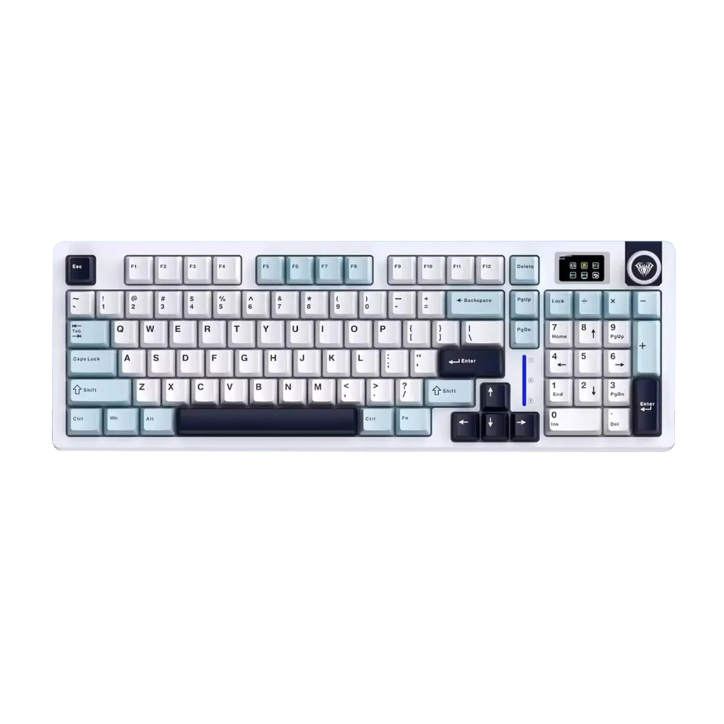 Aula S98 PRO White-Blue Tri-Mode RGB 98Keys Glacier Blue