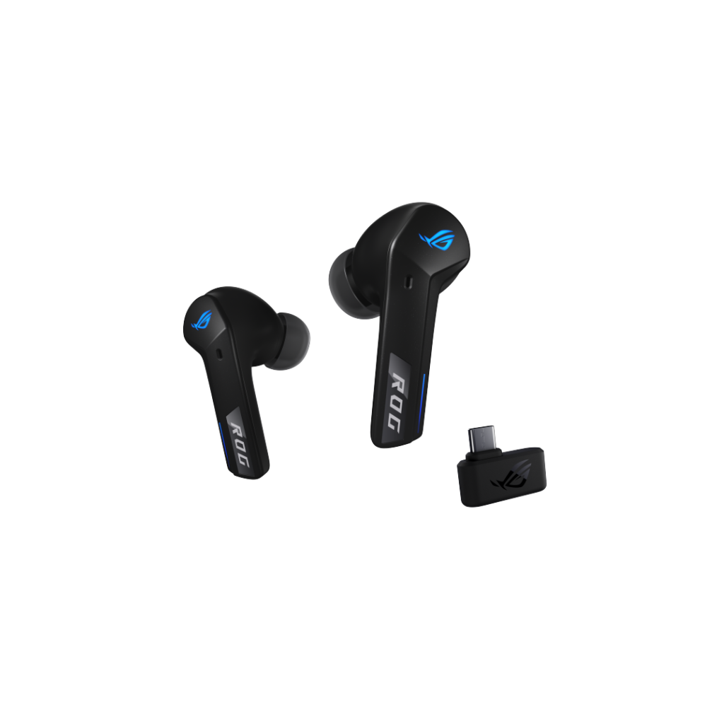 ASUS ROG Cetra True Wireless Speednova ANC In-Ear RGB Black Gaming Headphone R55ES (Black/White)