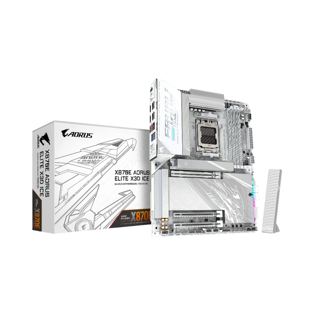 Gigabyte X870E Aorus Elite X3D ICE WiFi7 DDR5 ATX AM5 Motherboard