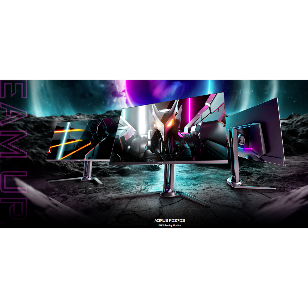 Gigabyte Aorus FO27Q3 27" 360Hz QHD 2560x1440 0.03ms GTG OLED Tactical Gaming Monitor GP-AORUS-FO27Q3-AP