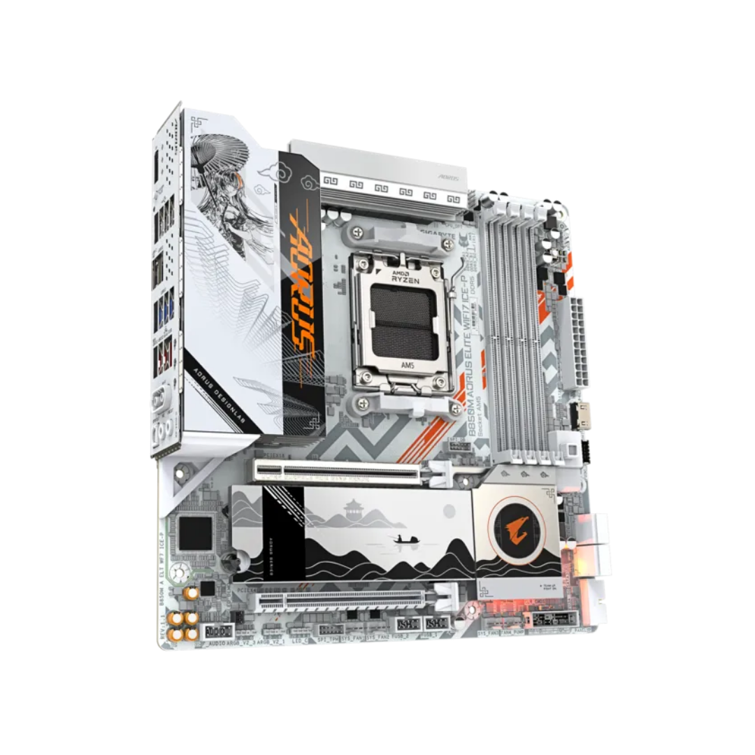 Gigabyte B850M AORUS ELITE WIFI7 ICE-P DDR5 AM5 Motherboard
