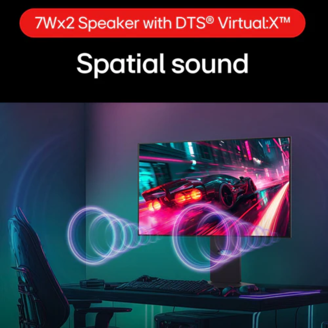 LG UltraGear OLED 32GS95UV-B 32" 4K UHD (3840x2160) Dual-Mode (4K 240Hz/FHD 480Hz) 0.03ms GTG DisplayHDR Tilt/Height/Swivel/Pivot Gaming Monitor