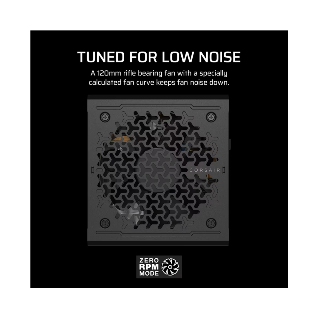 Corsair RM750e Cybernetics Gold 750W ATX 3.1 Fully Modular Low-Noise Power Supply CP-9020295-NA