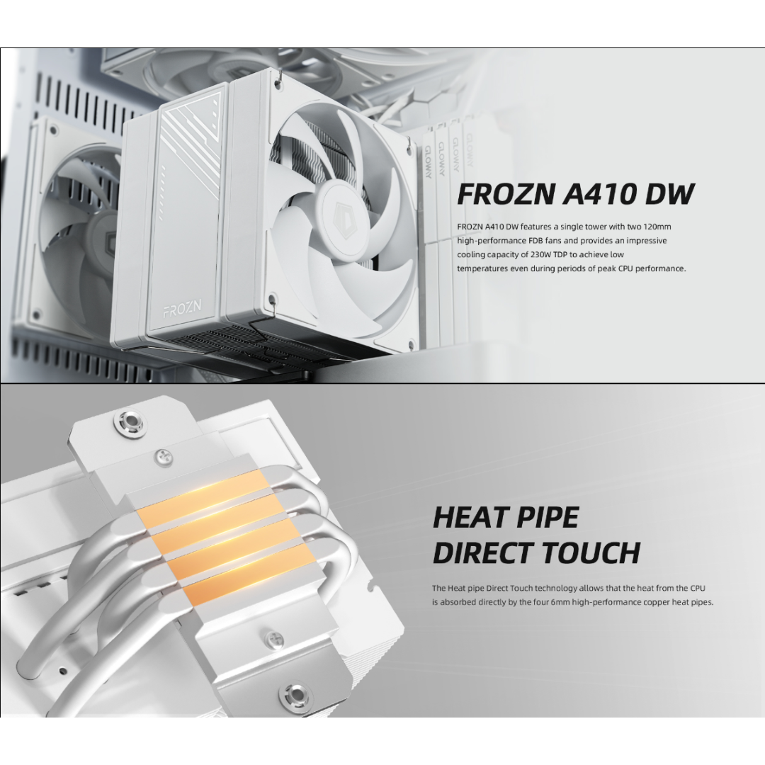 ID Cooling FROZN A410 DW 2X120mm PWM CPU Cooler