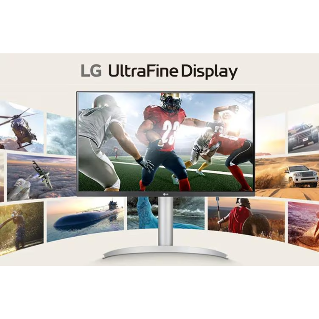 LG 27UP850K-W 27" IPS UHD 4K (3840x2160) 60Hz 5ms GTG USB Type-C Monitor with VESA DisplayHDR 400