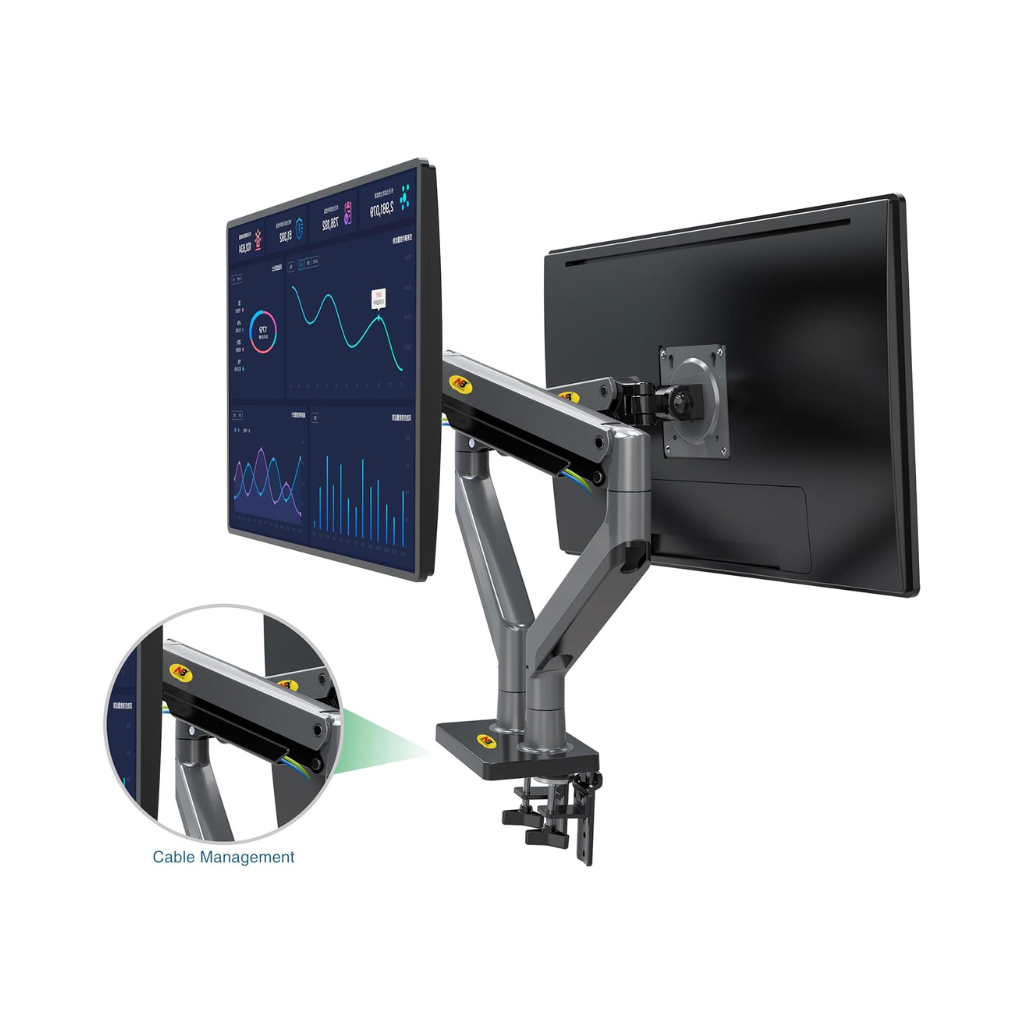 North Bayou G35 Dual Deskmount 22-32" (75x100) 2-12kg