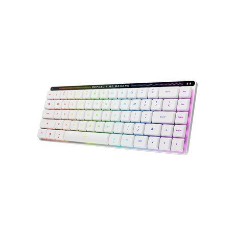 Asus ROG Falchion LP Low Profile Wireless White RX Blue 65% Gaming Keyboard M603