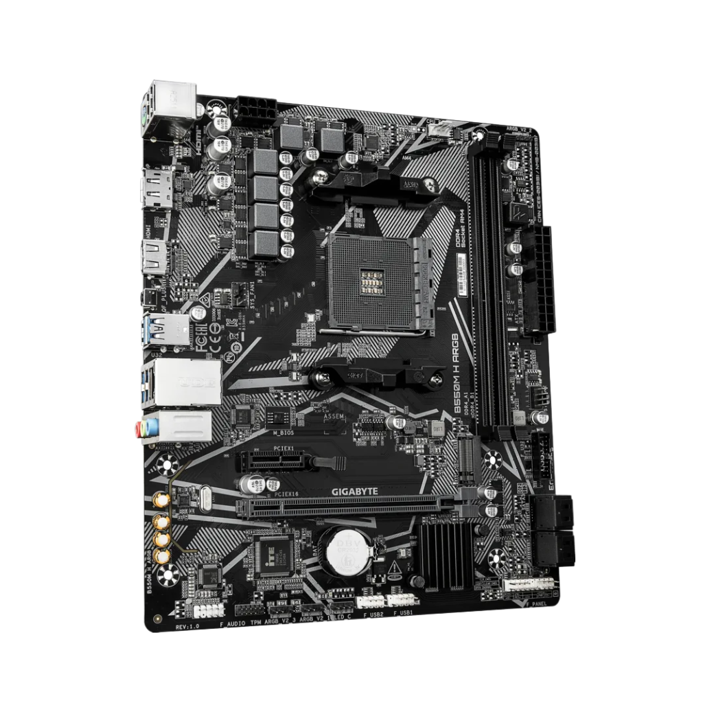 Gigabyte B550M H ARGB (Rev.1.0) DDR4 Ultra Durable AM4 Motherboard
