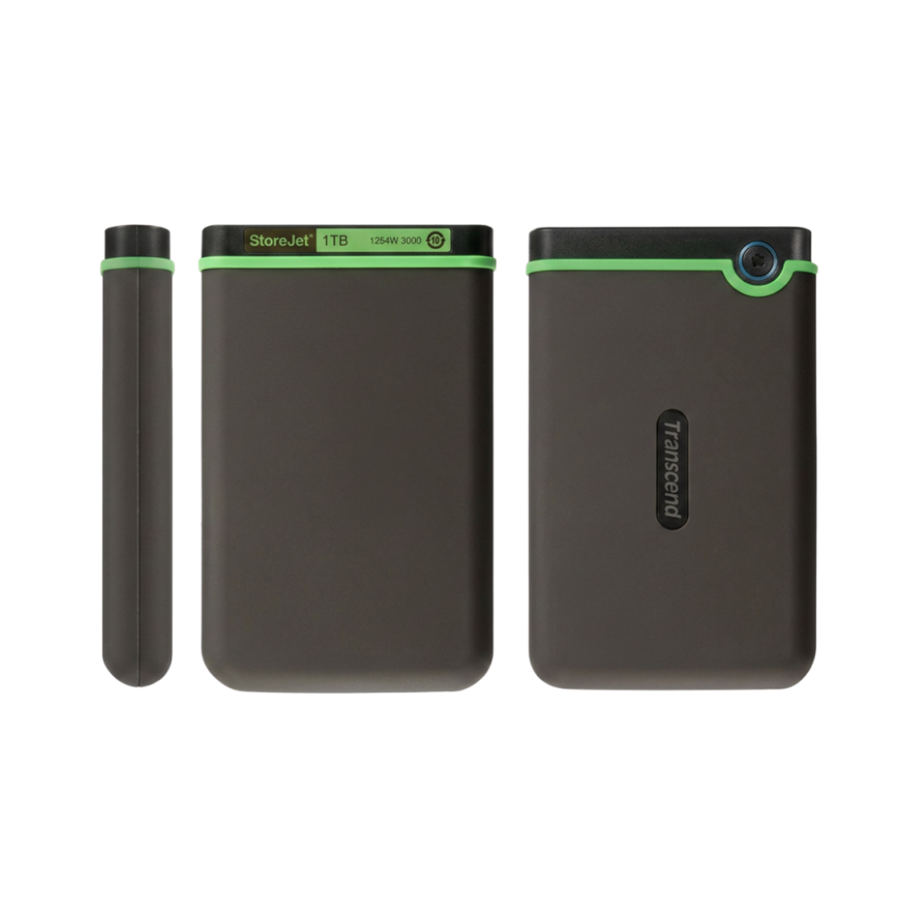 Transcend 2TB Gray Portable Slim Hard Drive TS2TSJ25M3S