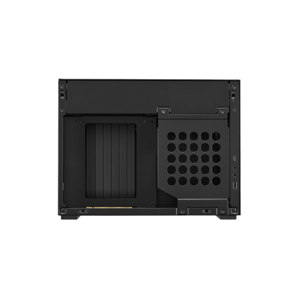 Lian Li A4-H2O w/ PCIe5 BLACK Aluminum Mini-ITX Case A4H2OX5