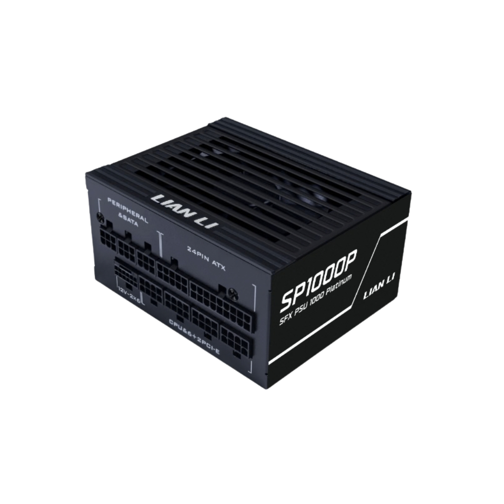 Lian Li SP1000P Platinum 1000W SFX 80+ ATX 3.1 PCIe5.1 Power Supply Black G9P.SP1000P.B000.US