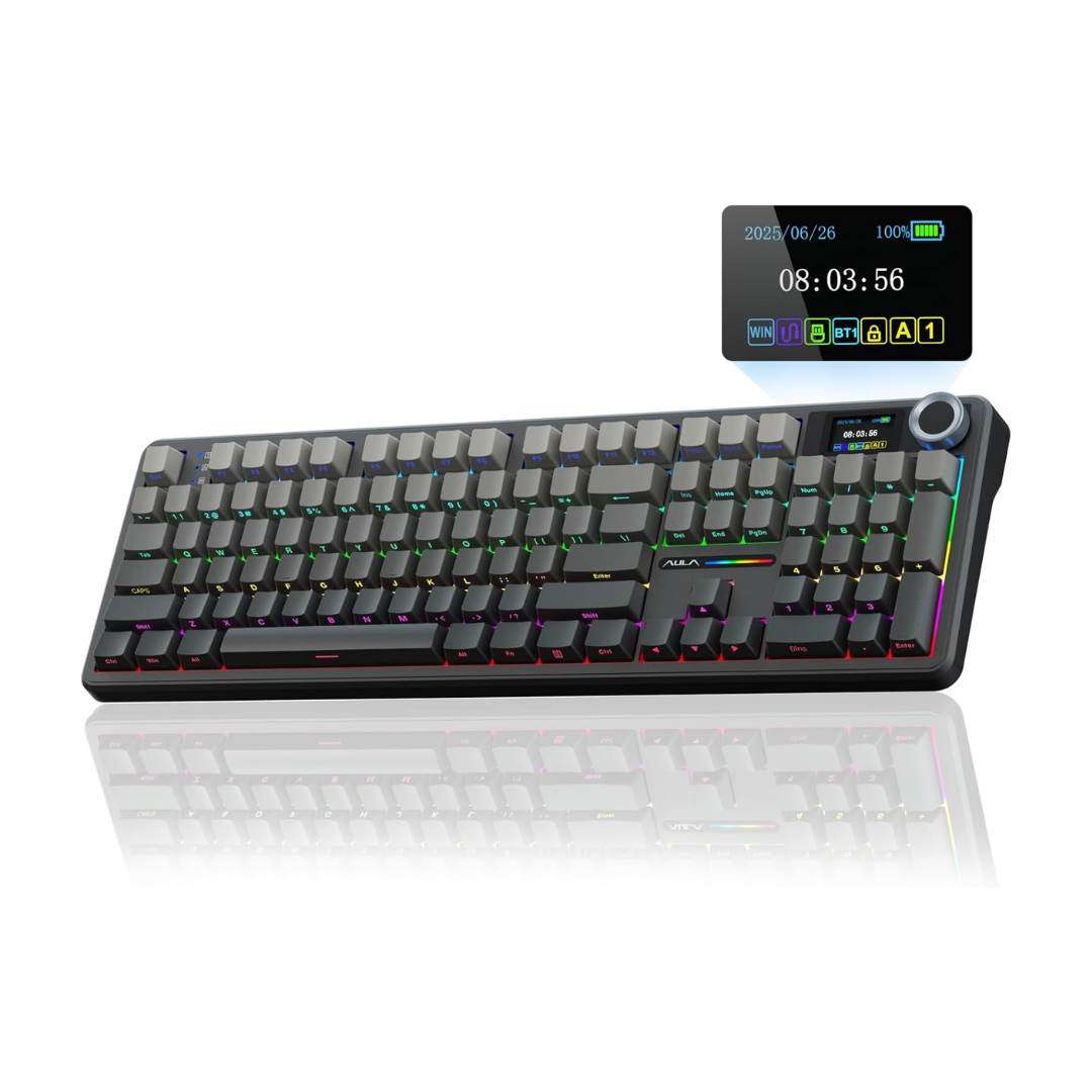 Aula Wind F108 PRO Wireless Mechanical Gradient Gray / Raindrop Switch