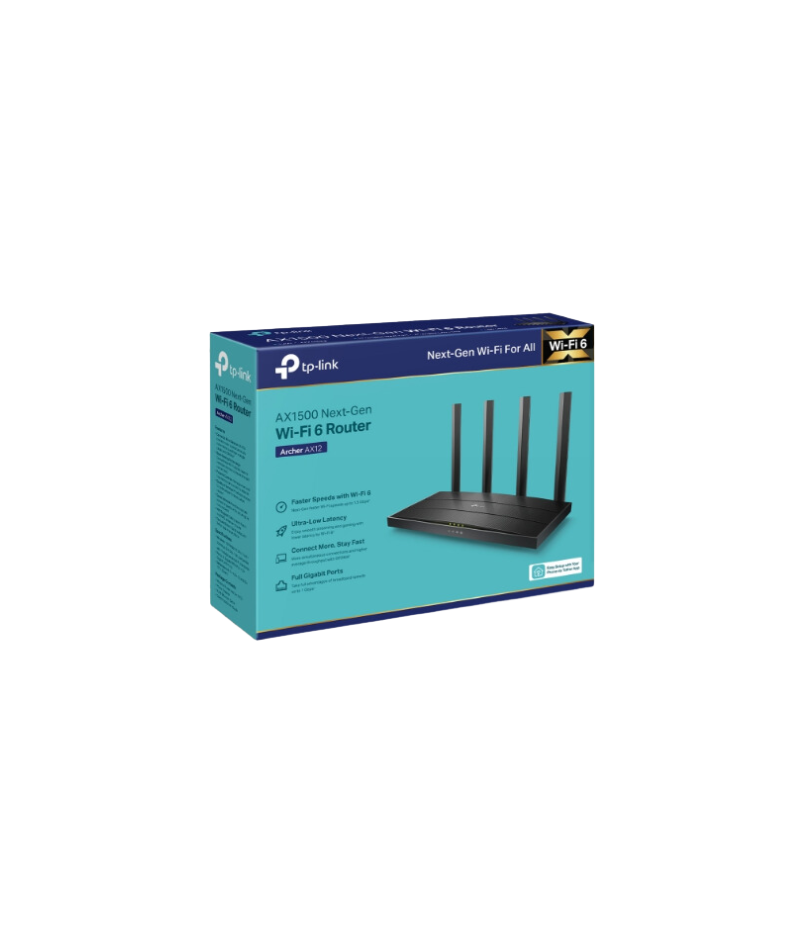 TP-Link Archer AX12 AX1500 Next-Gen WiFi 6 Router