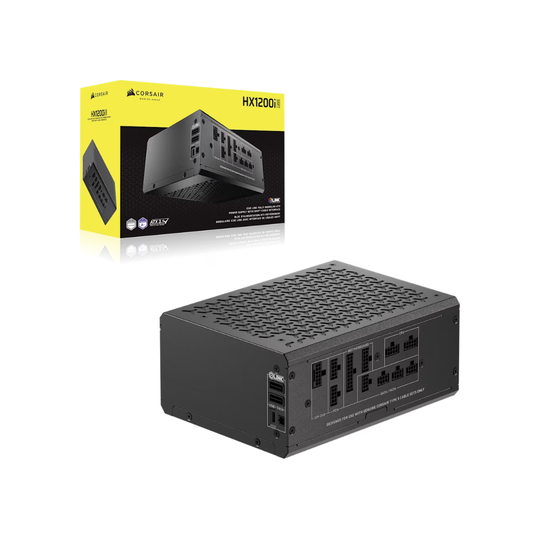 Corsair SHIFT PLATINUM ATX 3.1 80+ Full Modular Power Supply ( HX1000i / HX1200i / HX1500i )