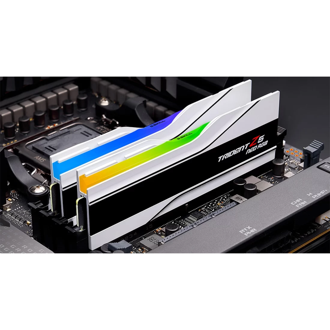 G.Skill Trident Z5 NEO RGB 64GB DDR5 6000MTs F5-6000J2836G32GX2-TZ5NRW Desktop Memory