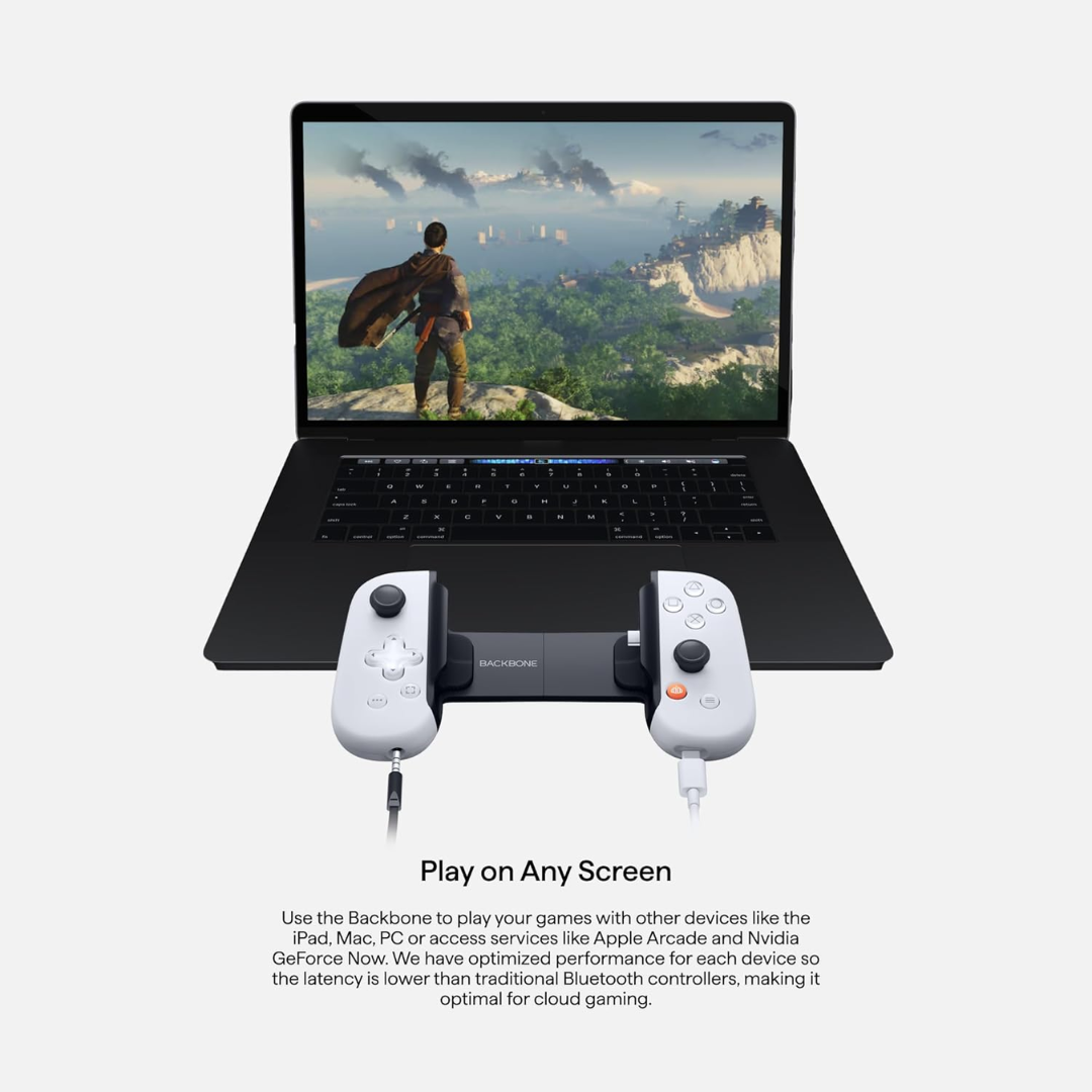 Backbone One V2 Playstation Edition USB-C Mobile Gaming Controller BB-51-P-WS with Backbone One Carrying Case (Black)