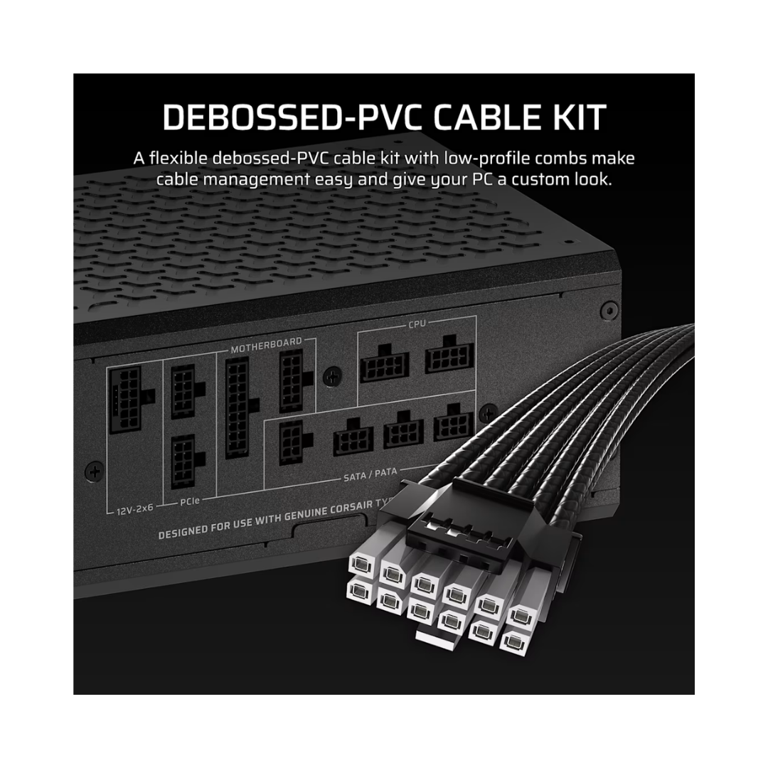 Corsair SHIFT PLATINUM ATX 3.1 80+ Full Modular Power Supply ( HX1000i / HX1200i / HX1500i )