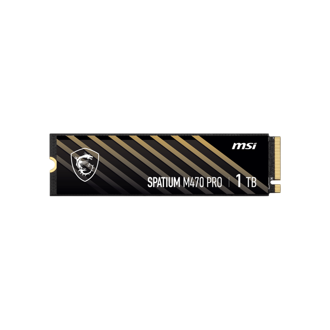 MSI Spatium M470 Pro 1TB M.2 PCIe4.0 NVMe 3D NAND Flash Solid State Drive