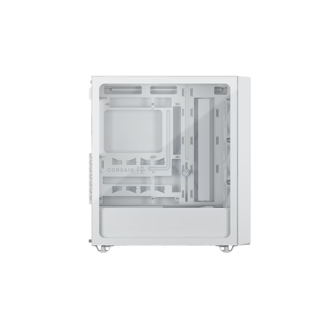Corsair 3200D RS TG ATX Mid-Tower PC Case w/ 3x non-ARGB Fans (Black CC-9011334-WW | White CC-9011335-WW)