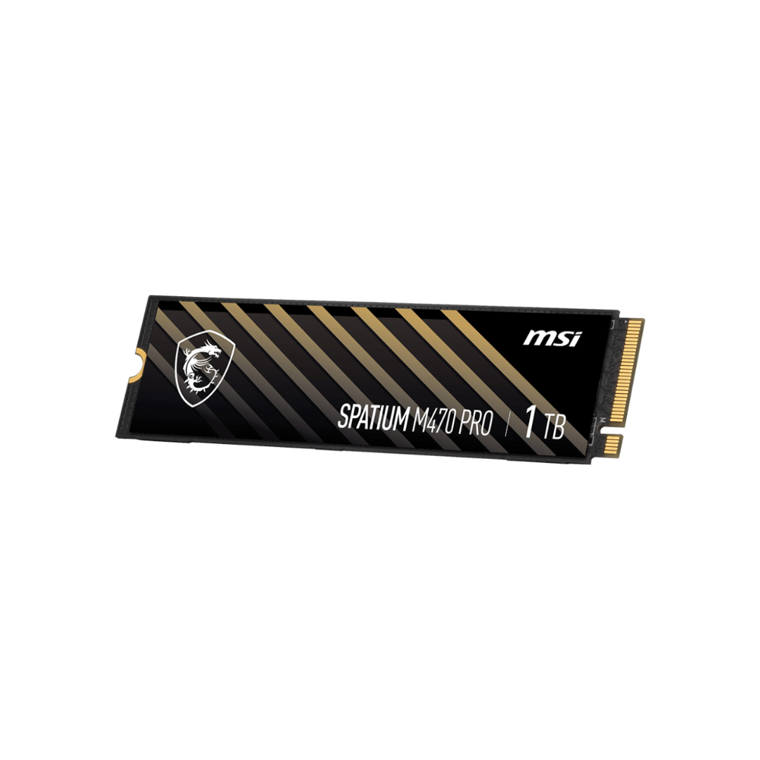 MSI Spatium M470 Pro 1TB M.2 PCIe4.0 NVMe 3D NAND Flash Solid State Drive