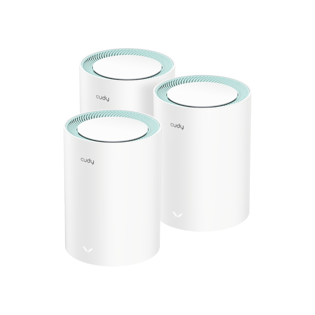 Cudy M1300 AC1200 WIFI Gigabit Mesh Solution Router (1 Pack | 3 Pack)