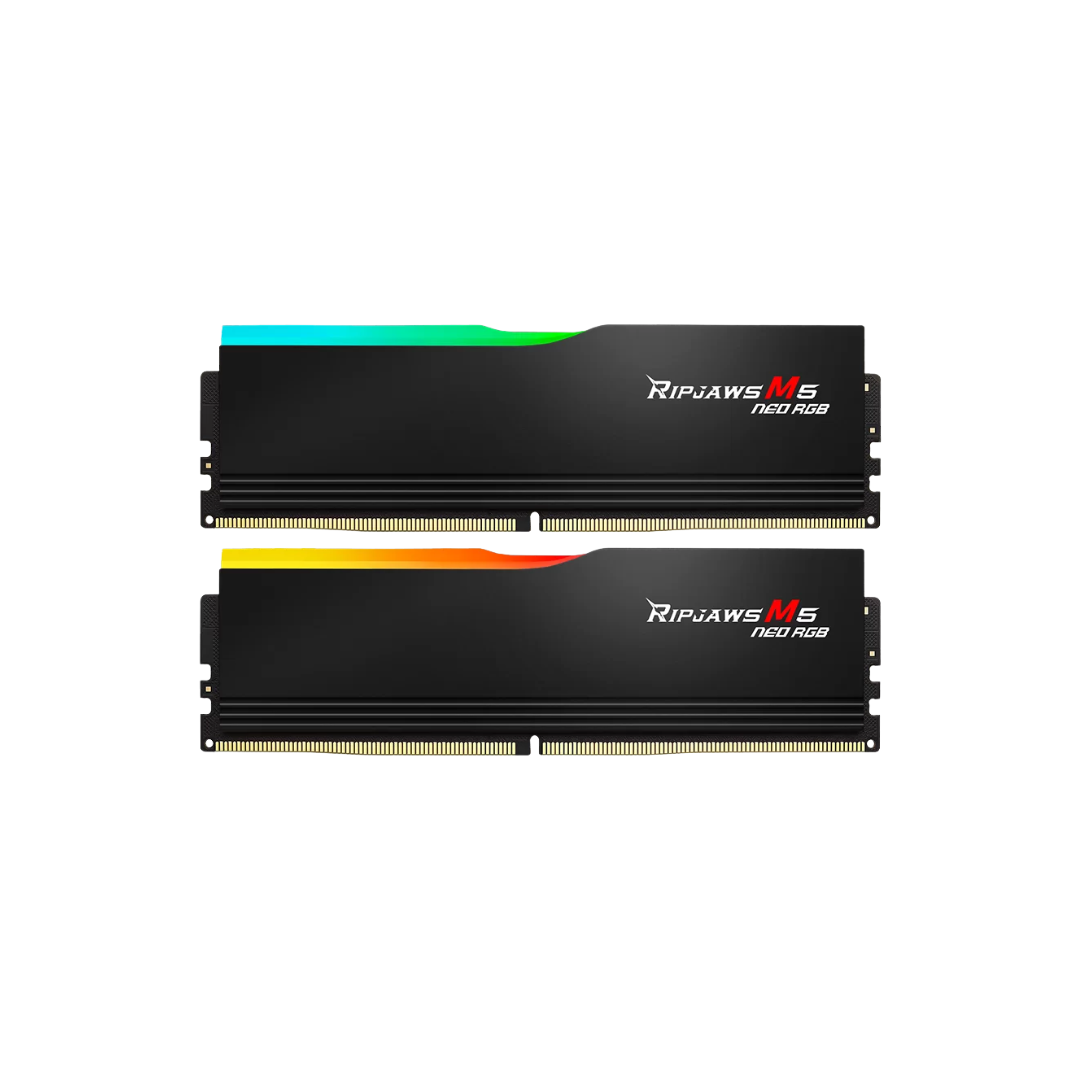 G.Skill Ripjaws M5 Neo RGB 64GB 32GX2 DDR5 6000MT/s Desktop Memory F5-6000J2836G32GX2-RM5NRK