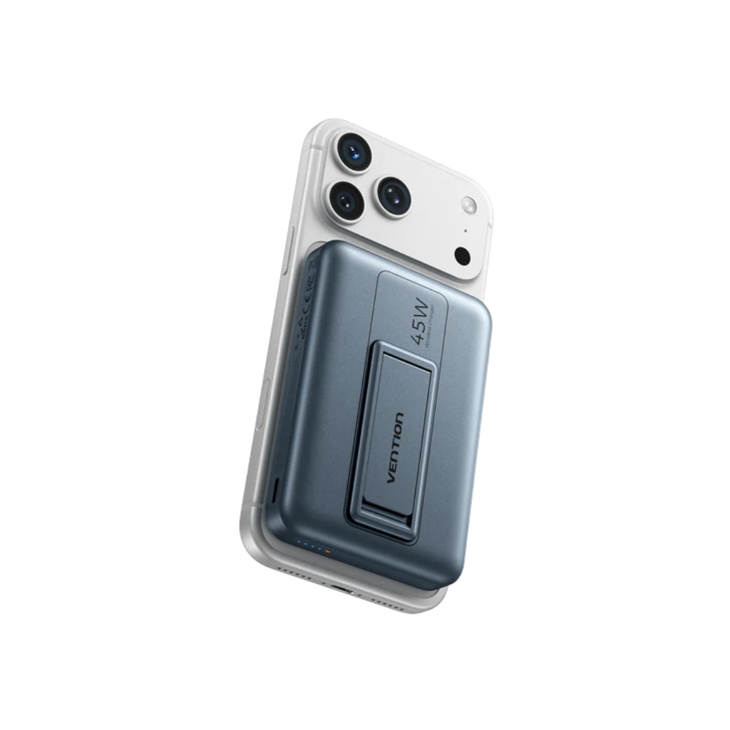 Vention QI2.2 10000mAh 25W Magnetic Wirelesss Power Bank Gray JP387PRO